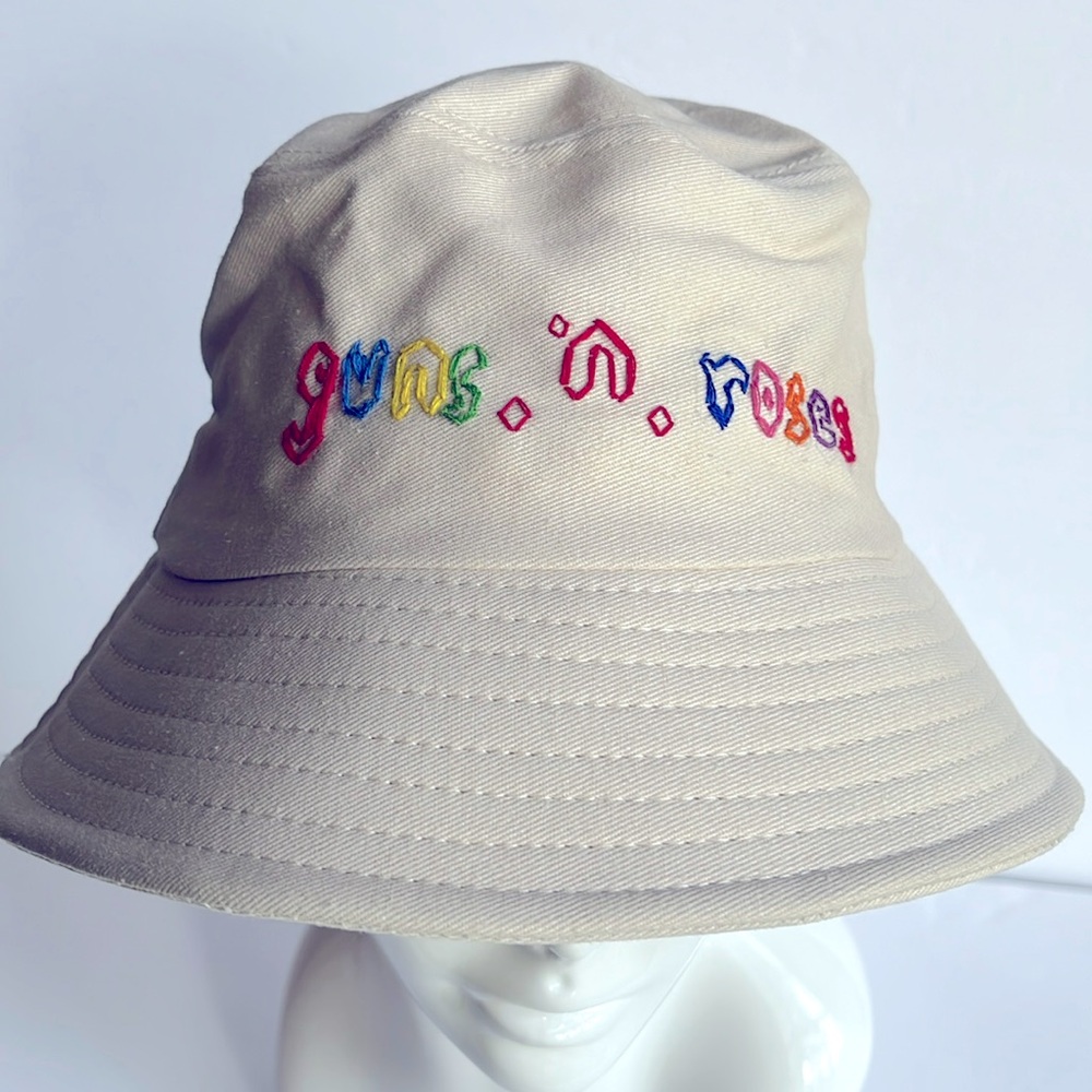 Guns N’ Roses Bucket Hat Festival One of a Kind Hand Embroidered